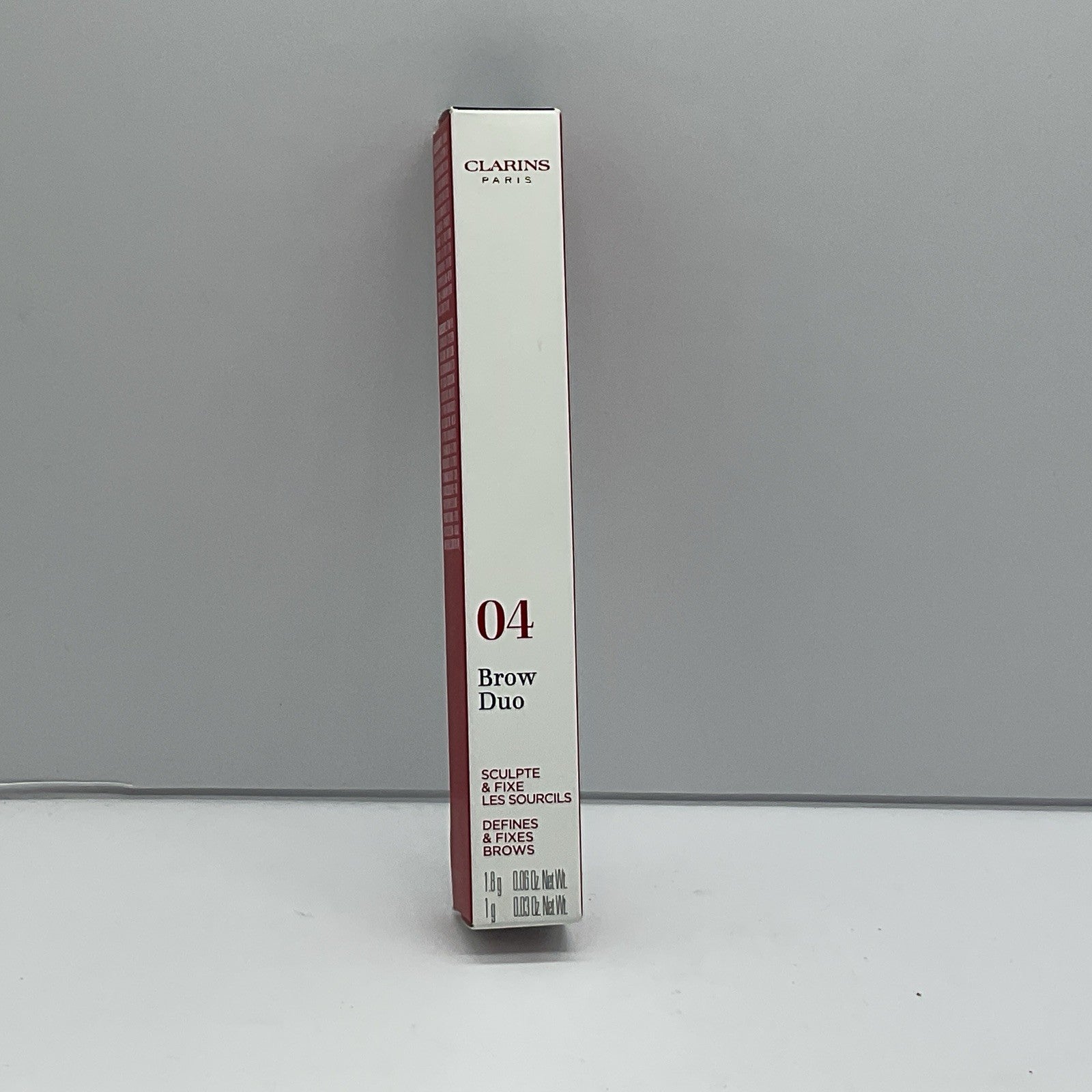 Clarins Brow DUO Defines & Fixes 04 Medium Brown All Skin Types