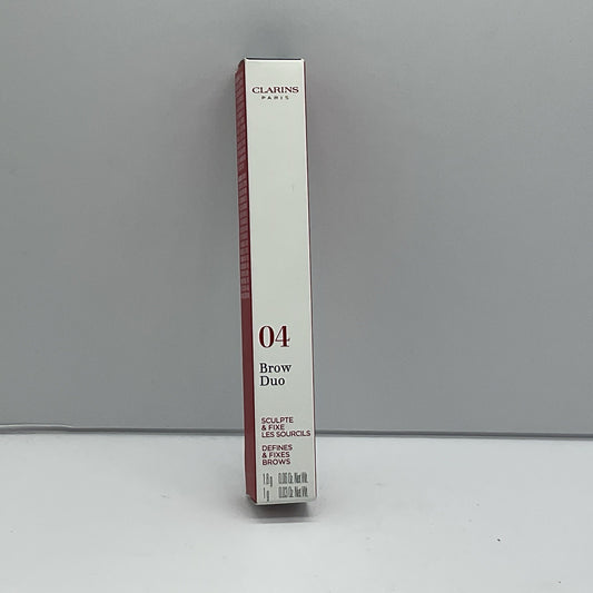 Clarins Brow DUO Defines & Fixes 04 Medium Brown All Skin Types