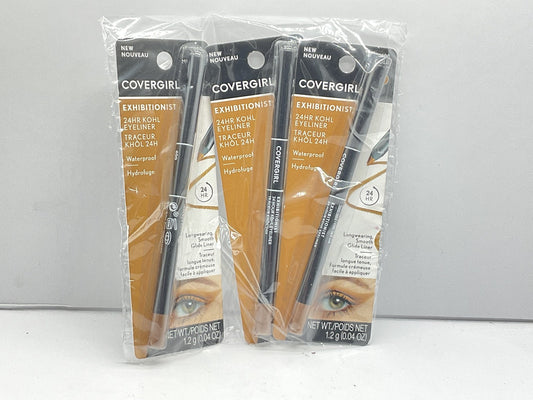 3 PACK - Covergirl Exhibitionist 24 HR Kohl Eyeliner - 400 Gold Metallic