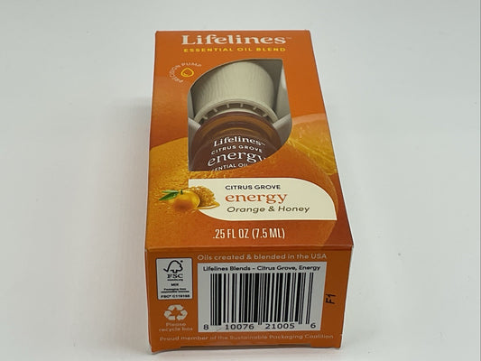 Lifelines Essential Oil Blend - Citrus Grove Focus - Orange & Honey