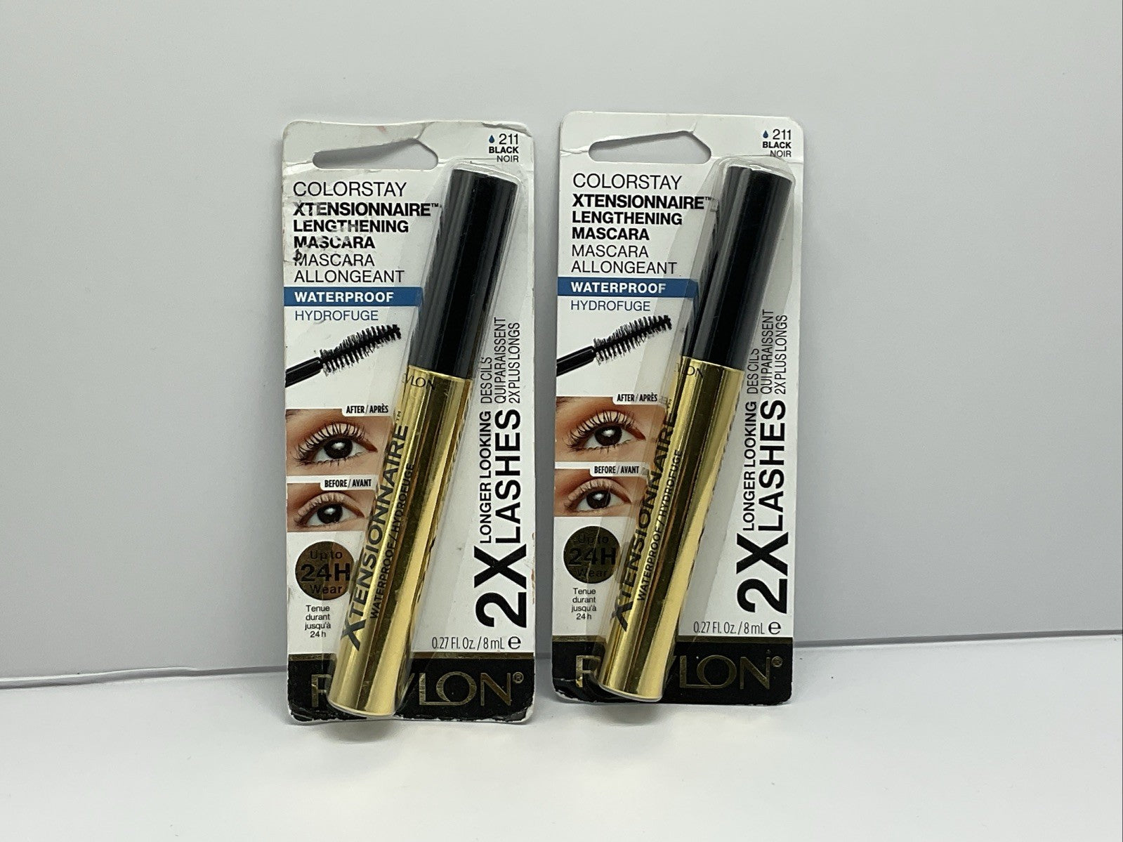 Revlon ColorStay Xtensionnaire Mascara Waterproof - 211 Black - Set Of 2