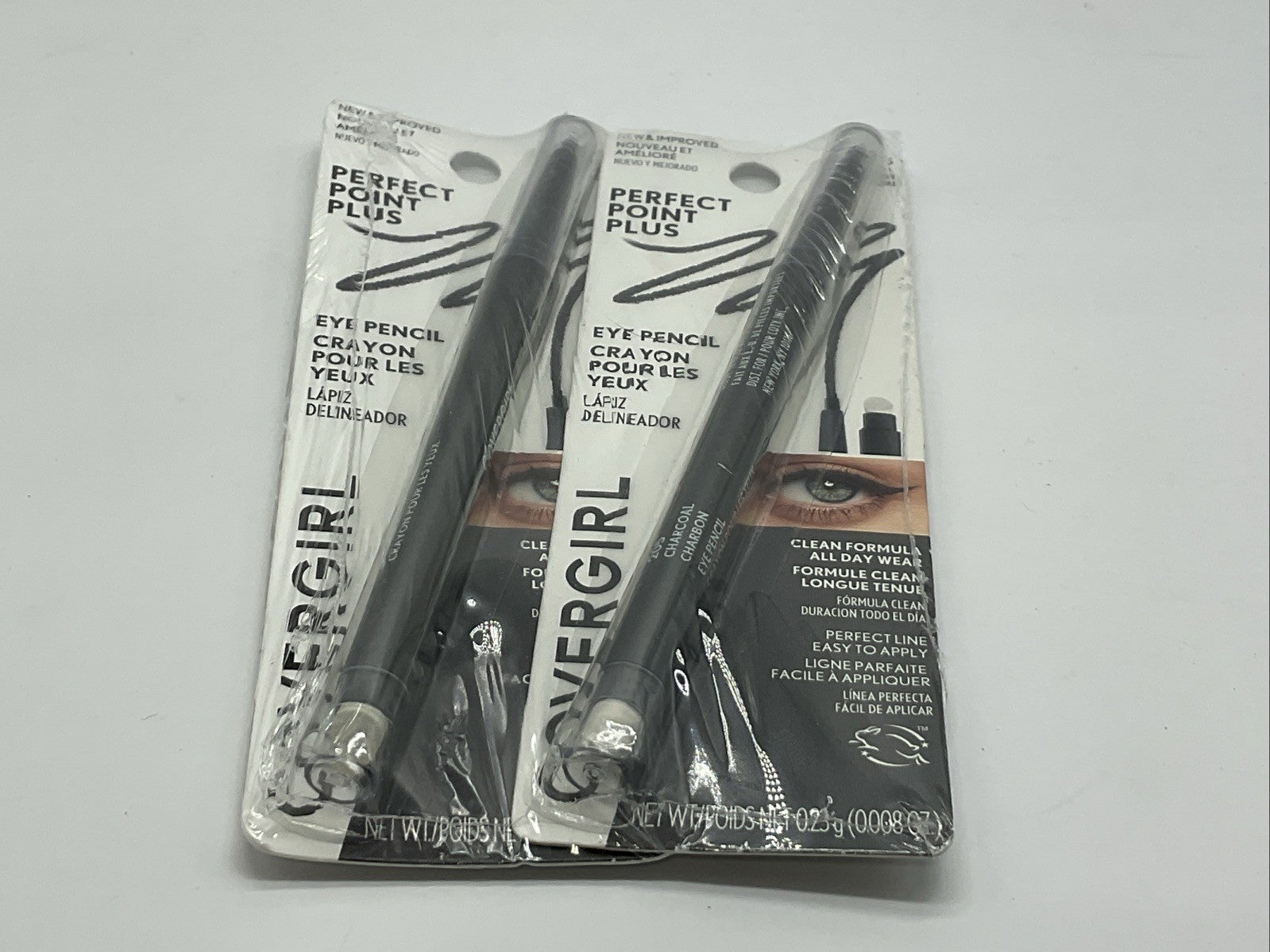 2 PACK - COVERGIRL Point Plus Eye Liner Pencil - 205 Charcoal