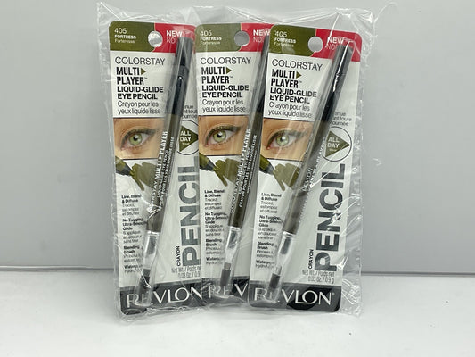 3 PACK - Revlon Colorstay Multiplayer Liquid glide Eye Pencil - 405 Fortress