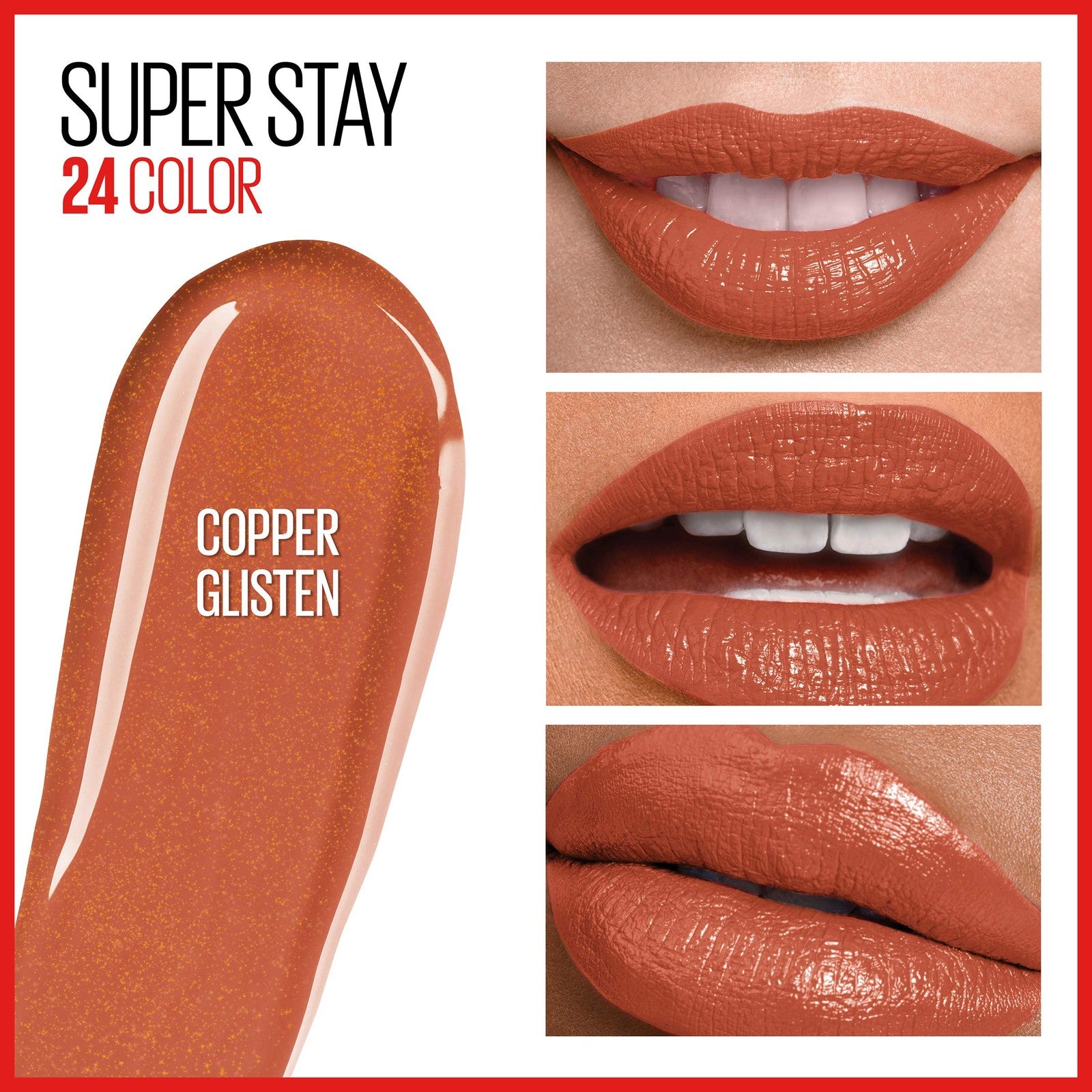 Maybelline Super Stay 24 2-step Long Lasting, 910 Copper Glisten
