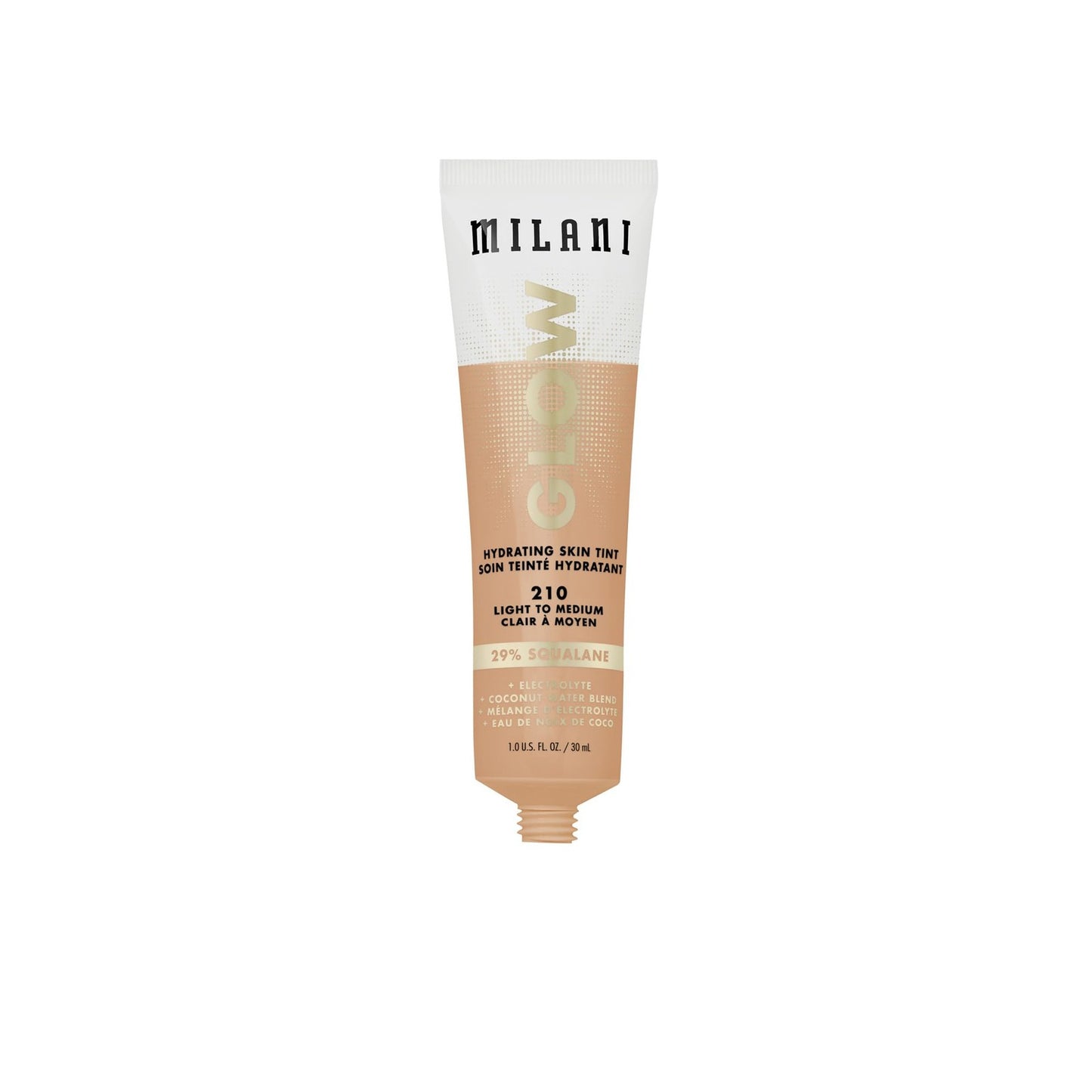 Milani Glow Hydrating Skin Tint Shade 210 Light To Medium 