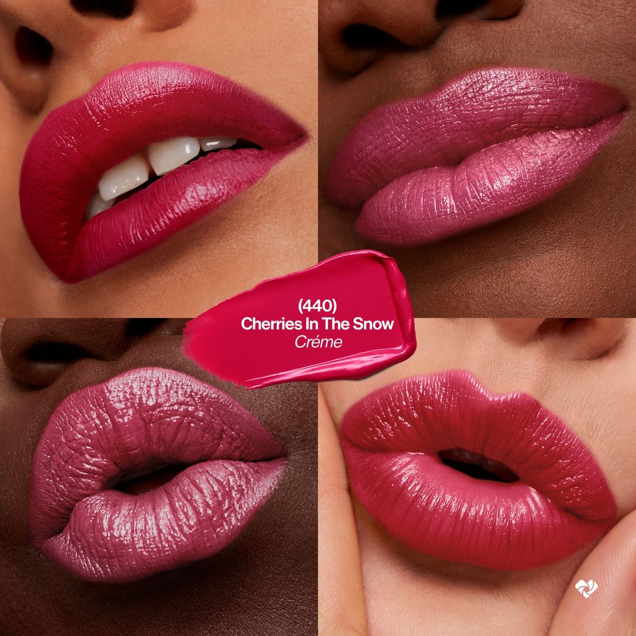 2 PACK - Revlon Super Lustrous Creme Lipstick - 440 Cherries In The Snow