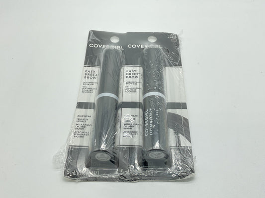 2 PACK - CoverGirl Easy Breezy Brow Volumizing Gel - 115 Deep