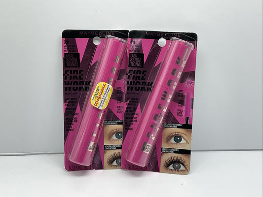 Maybelline New York LashSensational Firework Mascara - 801 Very Black - Set Of 2