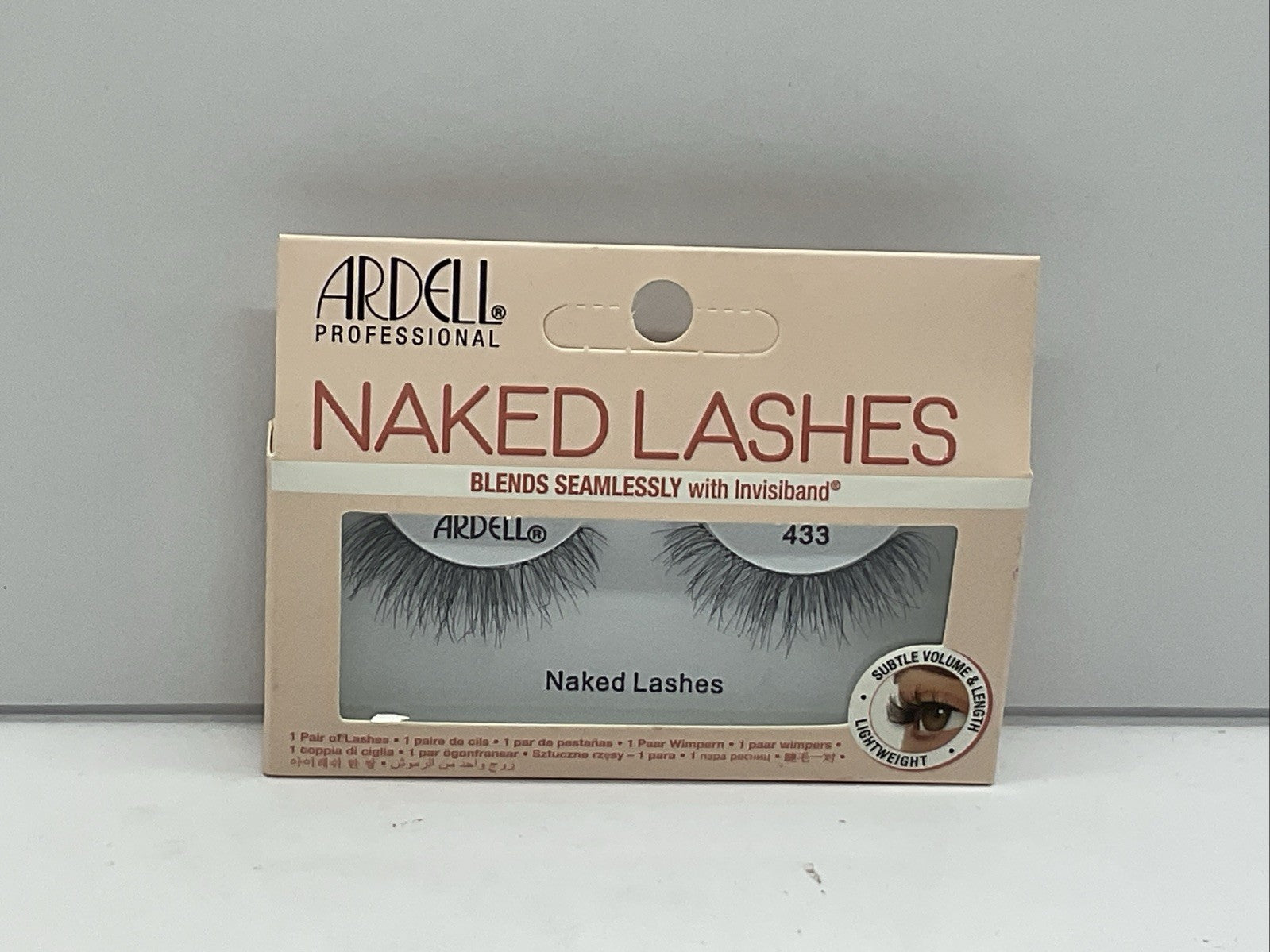 Ardell Professional Naked False Eye Lashes - 433 Curled Tapered Soft Glue On