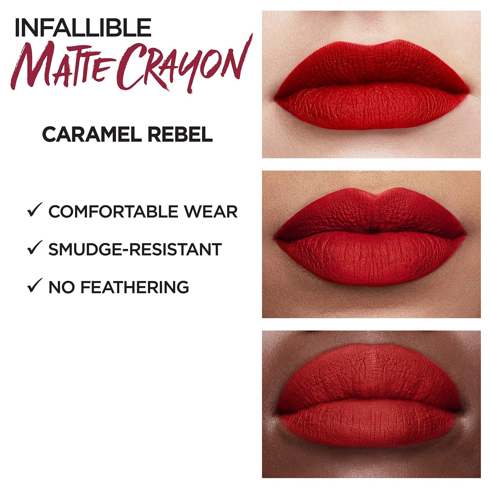 L'Oreal Paris Infallible Matte Lip Crayon - 506 Caramel Rebel