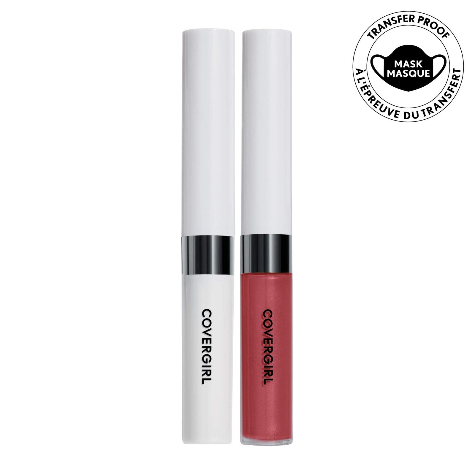 2 PACK - Covergirl Outlast All-Day Lip Color With Topcoat, 542 Brazen Raisin