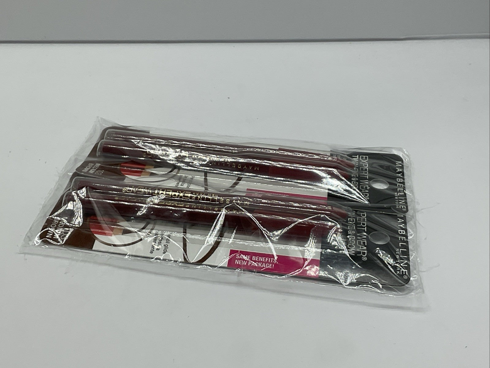 2 PACK -Maybelline Expert Wear Twin Eye & Brow Eyeliner Pencil, Medium Brown 103