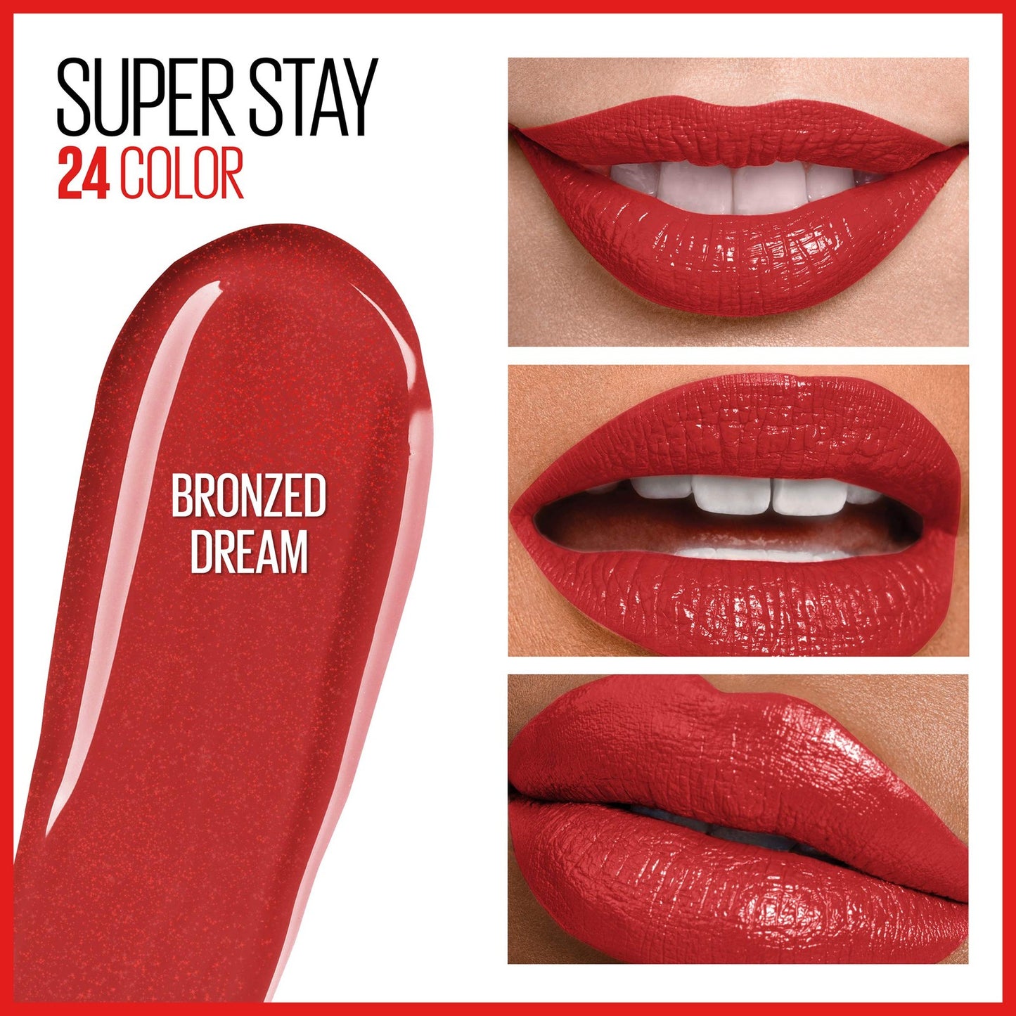 3 PACK - Maybelline New York Super Stay 24 HR Color Lipstick - 920 Bronzed Dream