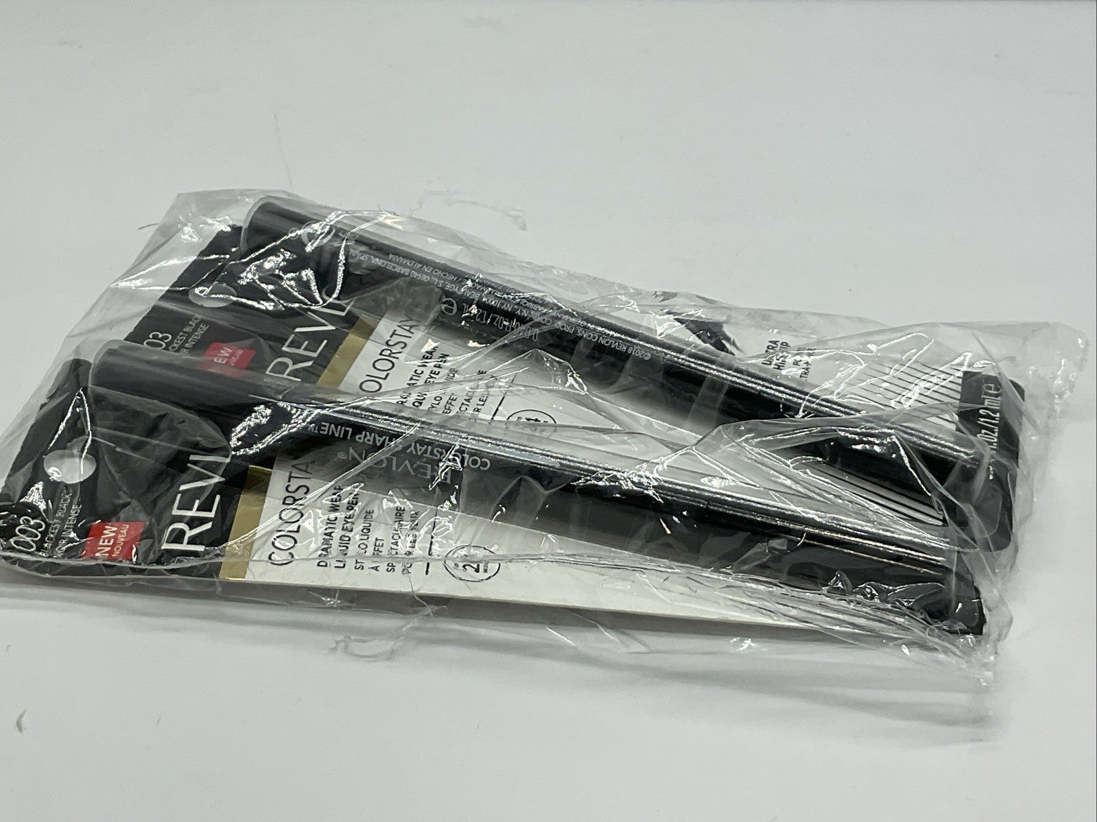 2 PACK - Revlon Dramatic Wear Liquid Eye Pen - 003 Blackest Black