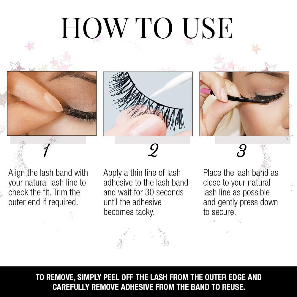 Ardell Professional 3D Faux Mink Eyelashes - Layered and Lightweight - 858