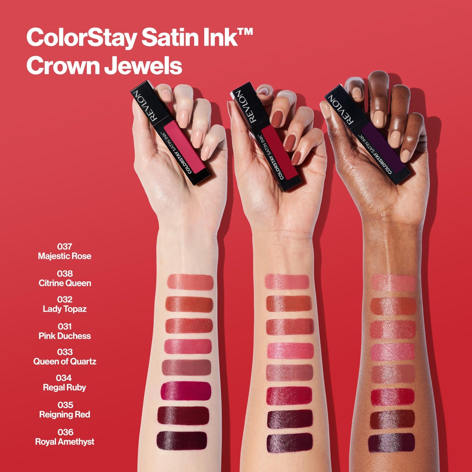 2 PACK -Revlon ColorStay Satin Ink Liquid Lipstick 0.17 fl oz - 032 LADY TOPAZ