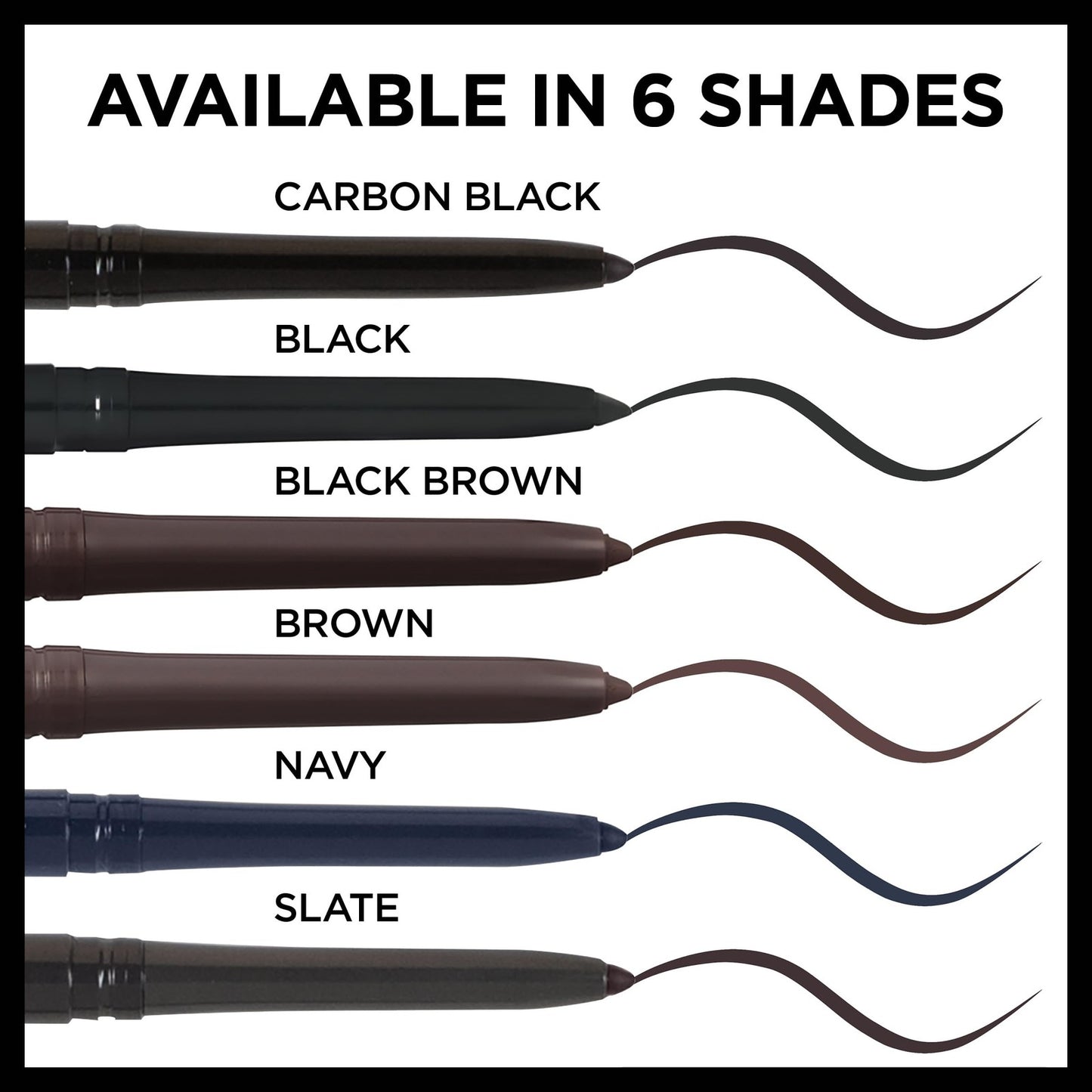 2 Pack L'Oreal Paris Infallible Mechanical Eyeliner, Black Brown 581, 0.008 oz