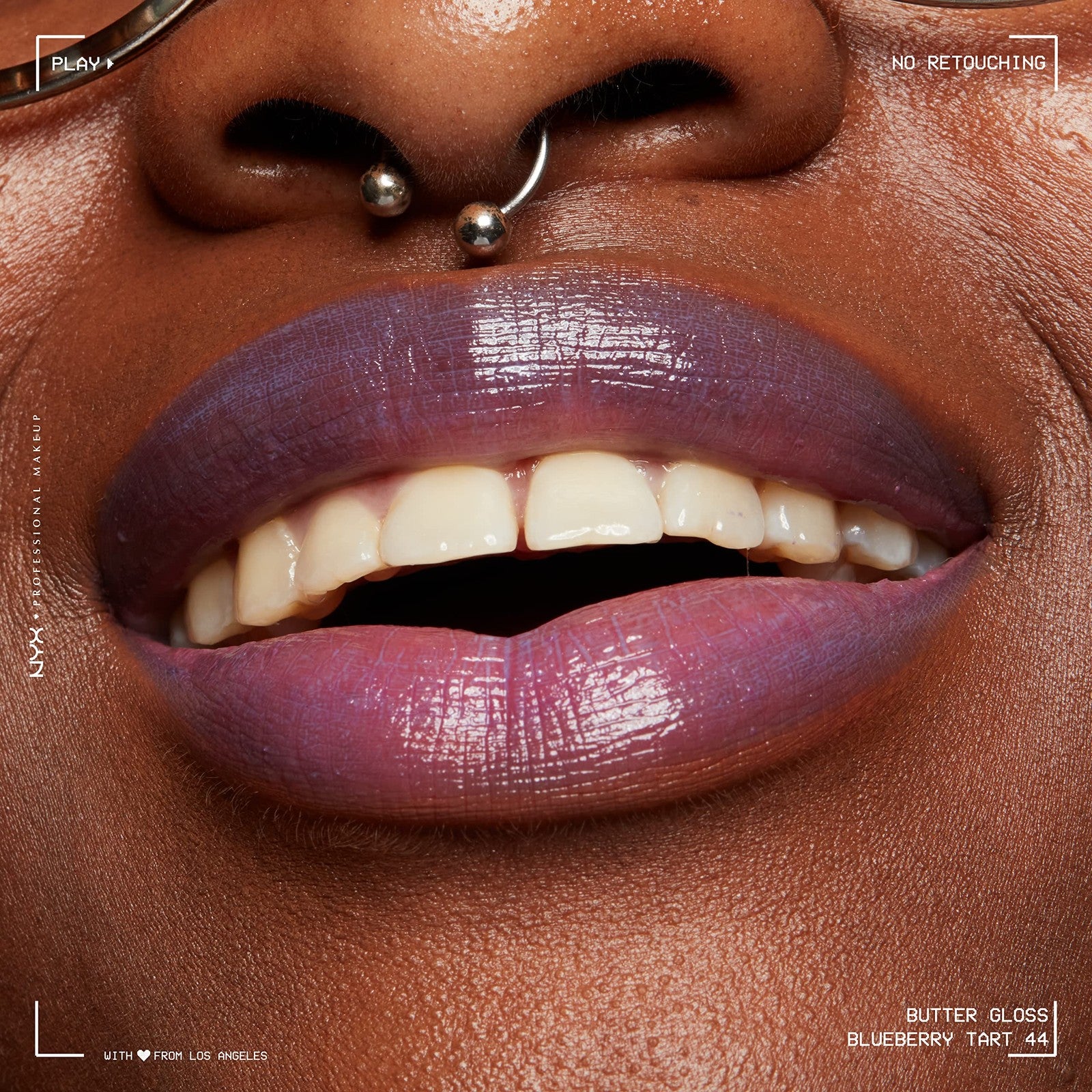 NYX Butter Gloss Lip Color - BLG44 Blueberry Tart