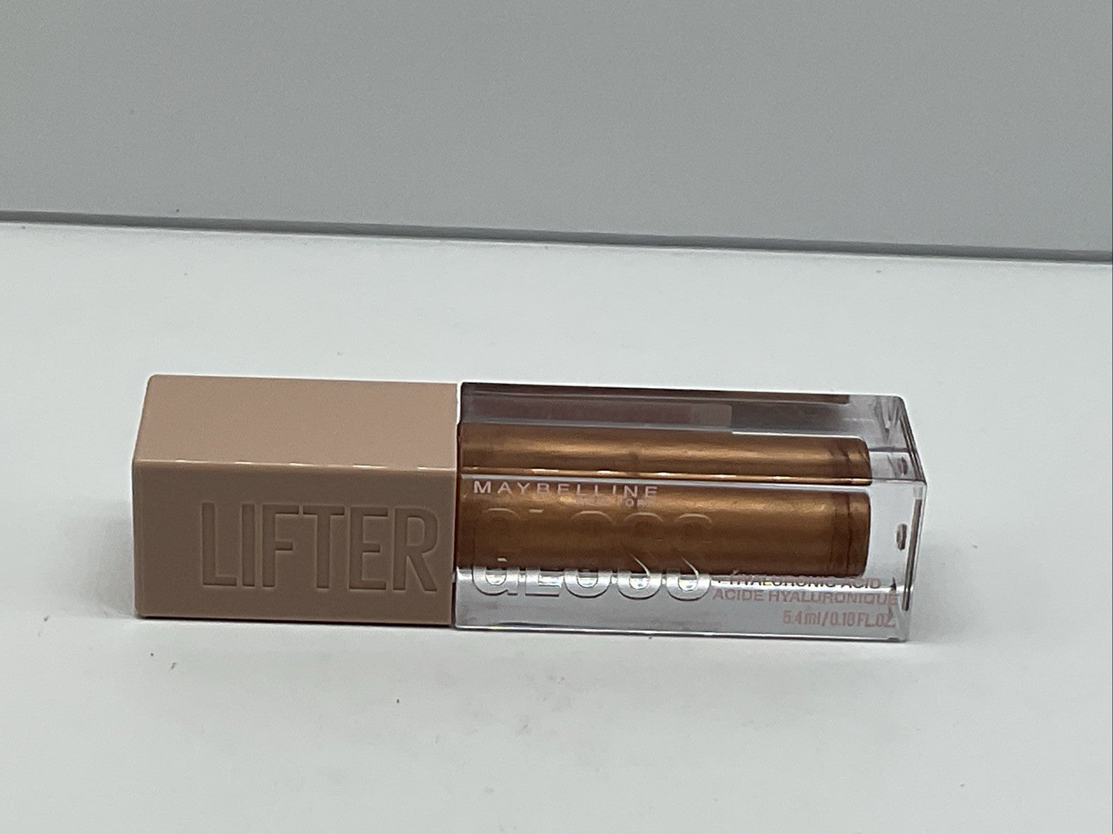 Maybelline Lifter Gloss, Hydrating Lip Gloss with Hyaluronic Acid, Gold 019