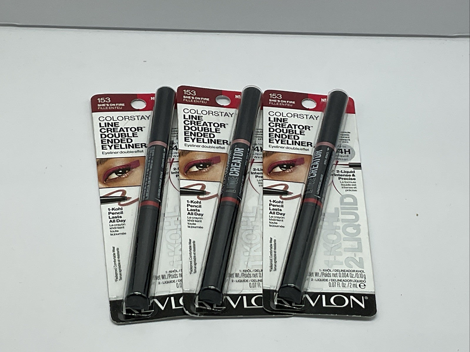 Revlon Colorstay Line Creator DoubleEnded Eyeliner- 153 She’s On Fire - Set Of 3