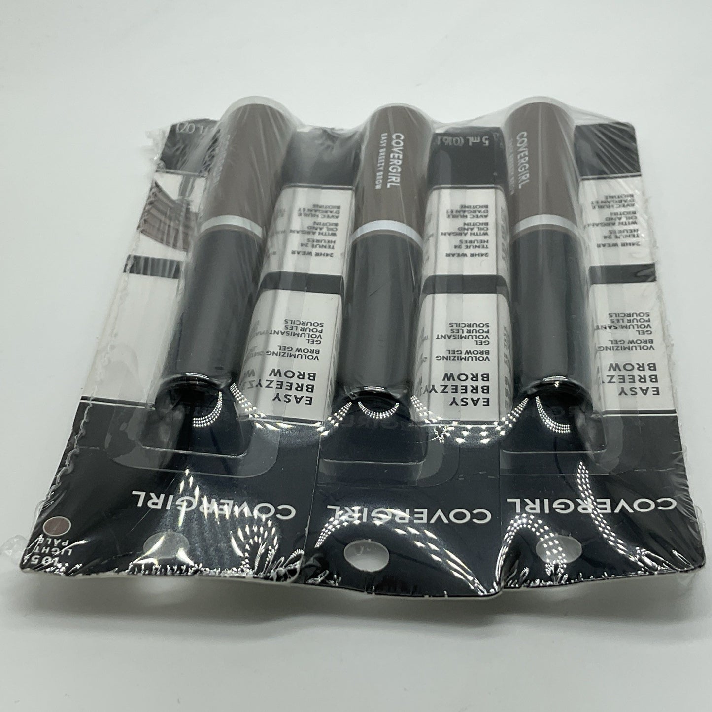 3 PACK - Covergirl Easy Breezy Volumizing Brow Gel - 105 Light Pale