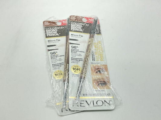 2 PACK - Revlon Colorstay Brow Creator Micro Tip Pencil - 452 Auburn
