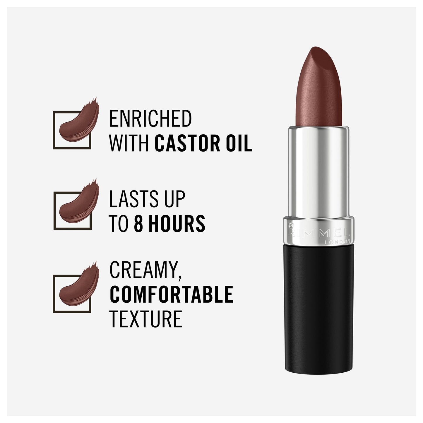 Rimmel Lasting Finish Lipstick - 124 BORDEAUX