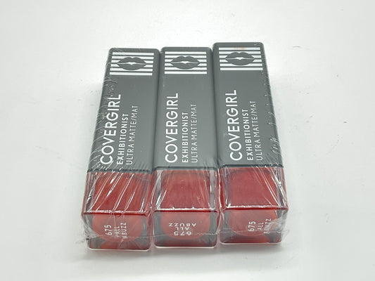 3 PARK - Covergirl 24HR Long Lasting Matte Lipstick - 675 All Abuzz