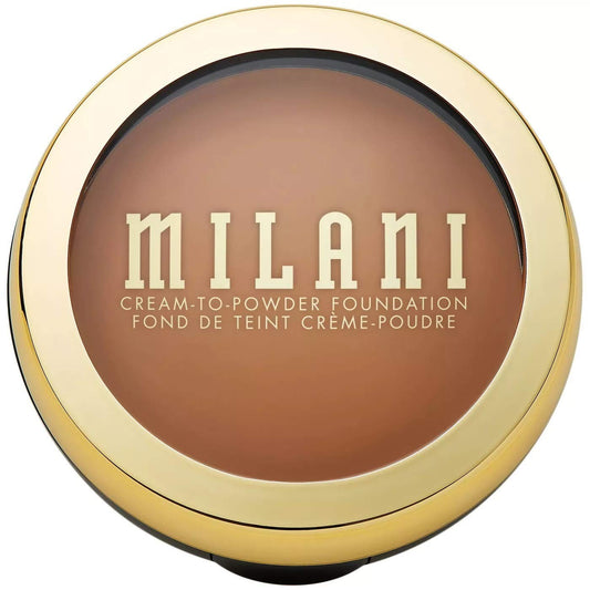 MILANI Cream To Powder Foundation w/Sponge - 280 Spiced Almond