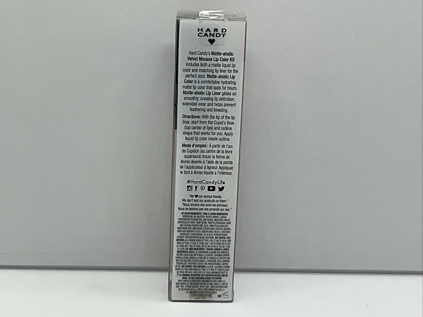 Hard Candy Matte Lip Color Kit Matte Alcoholic - 1526 Cherry Blossom