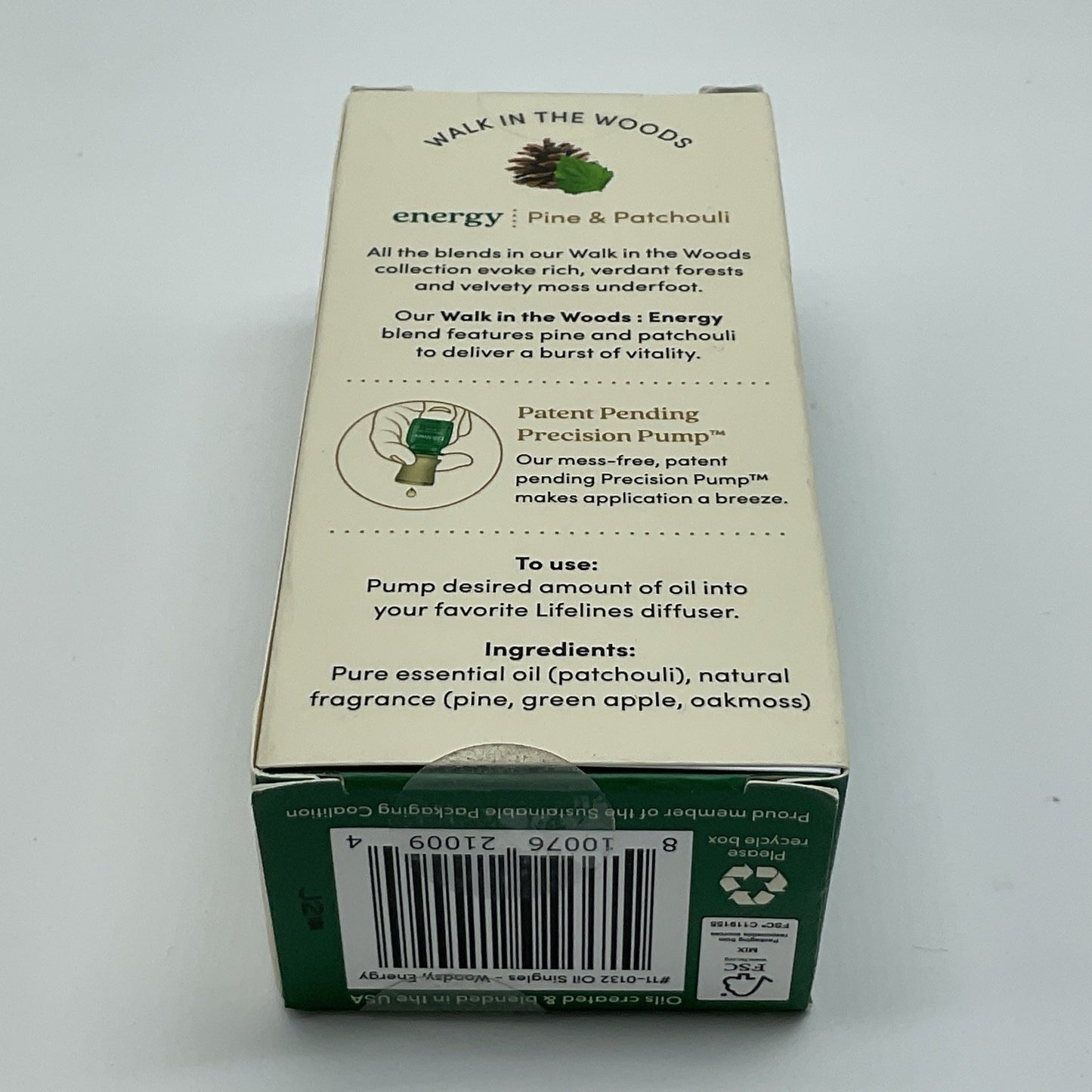 Lifelines Essential Oil Blend Energy 0.25oz - Walk In The Woods