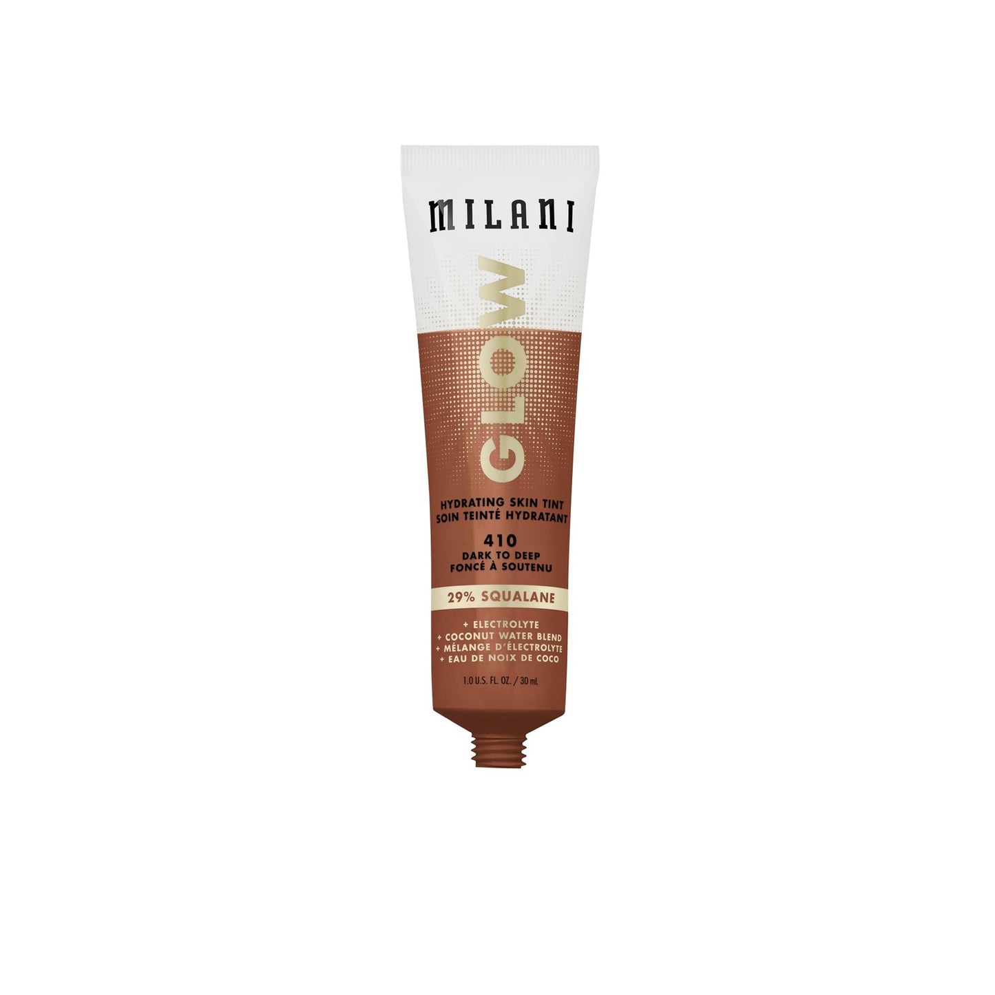 Milani Glow Hydrating Skin Tint - 410 Dark to Deep