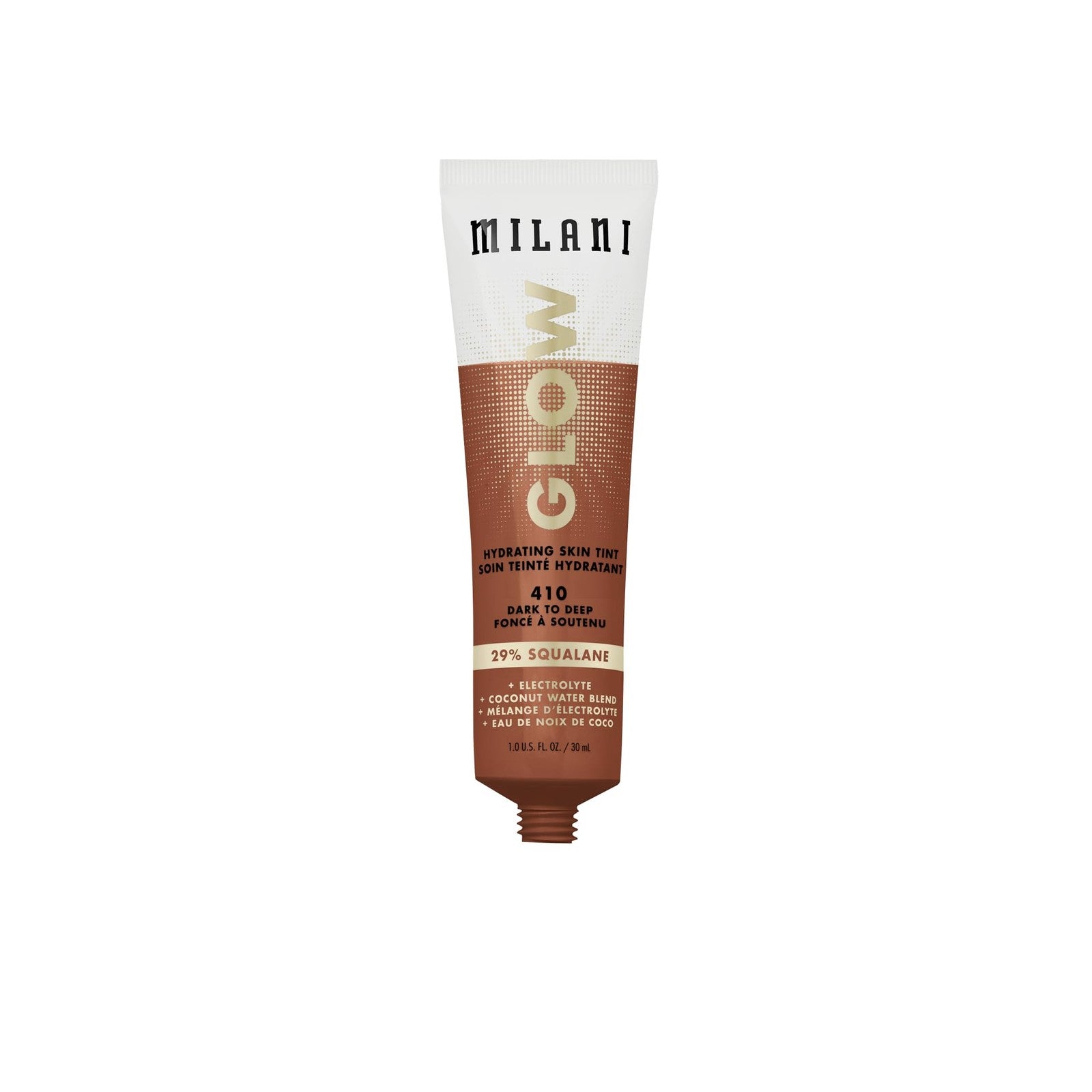 Milani Glow Hydrating Skin Tint - 410 Dark to Deep