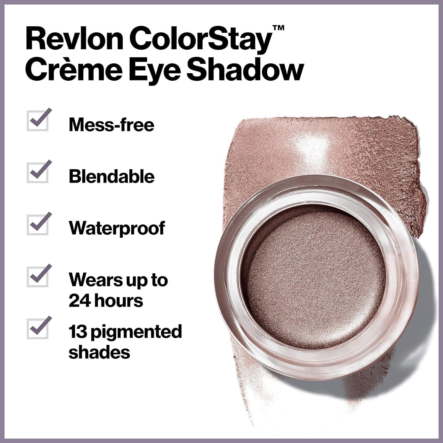 Revlon ColorStay Creme Eye Shadow - 740 Black Currant