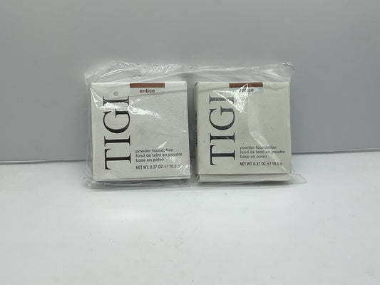 2 PACK - TIGI Powder Foundation "Entice" 0.37 oz / 10.5g 