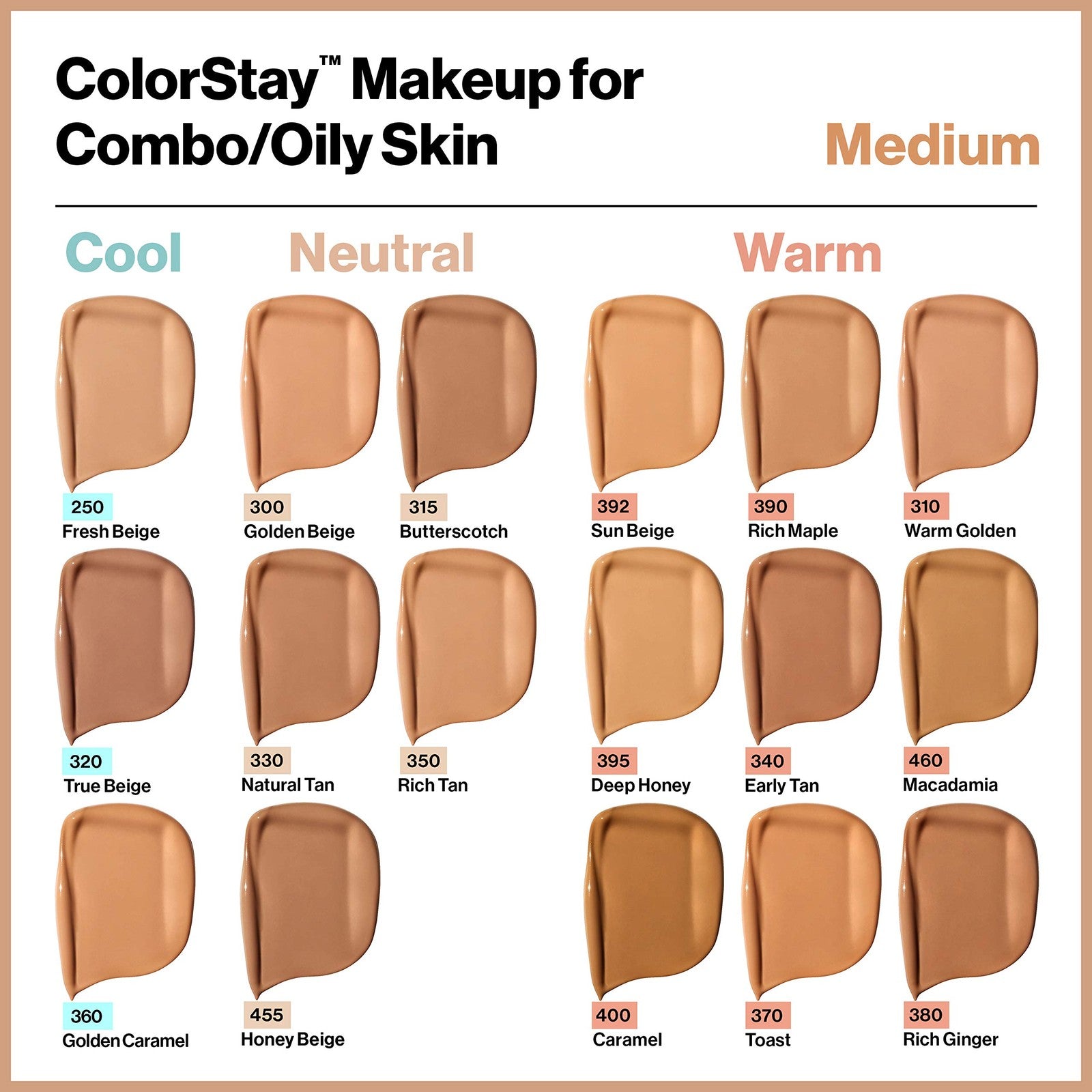 Revlon ColorStay 24Hrs Combination Oily Matte Foundation - 500 Walnut 