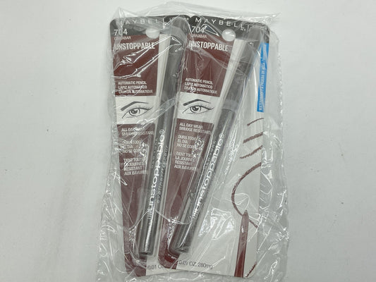 2 PACK Maybelline Unstoppable Automatic Pencil 0.01 oz Waterproof 704 - Cinnabar