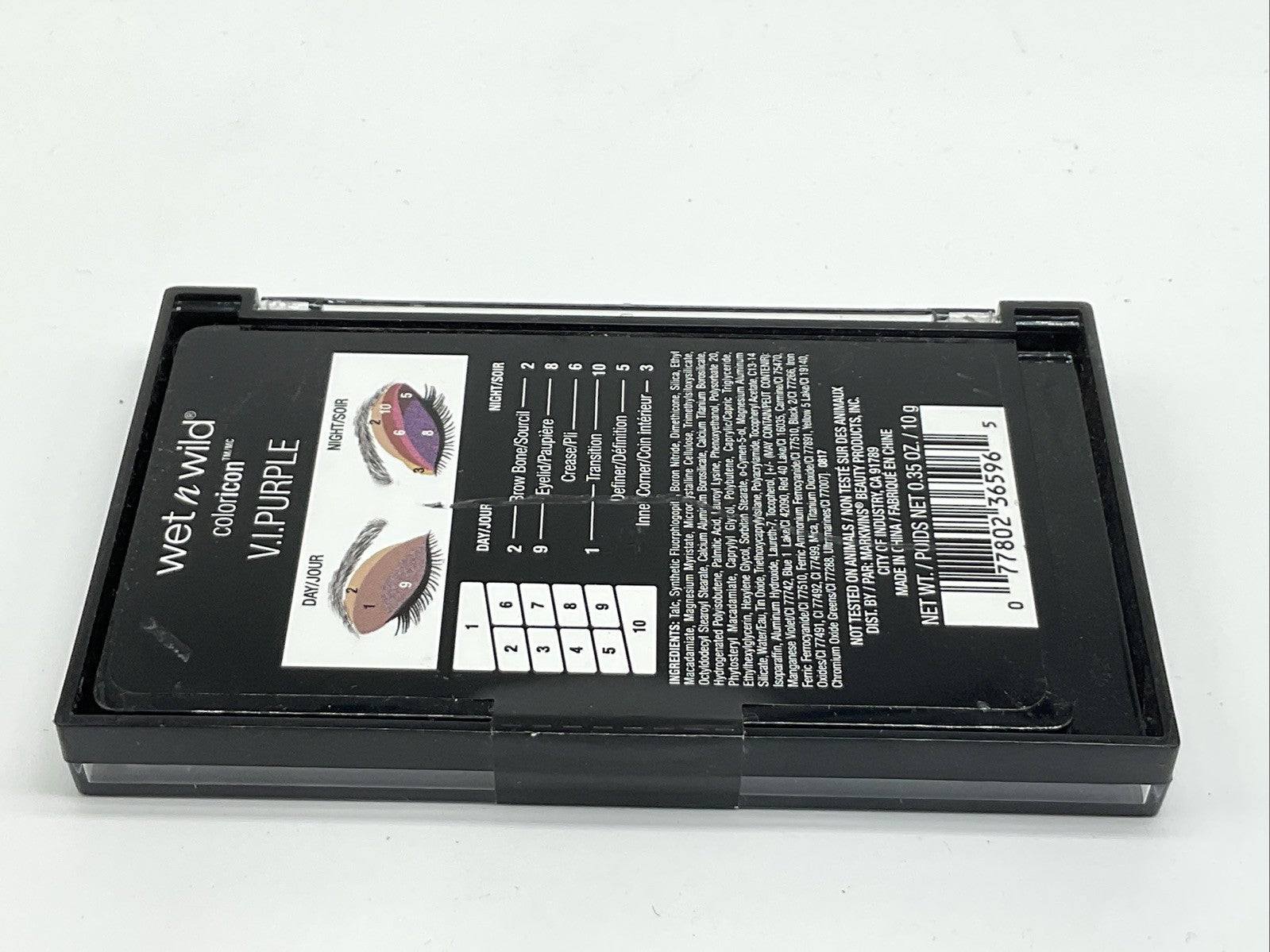 Wet N Wild Color Icon Eyeshadow 10 Pan Palette - 761B V.I. Purple
