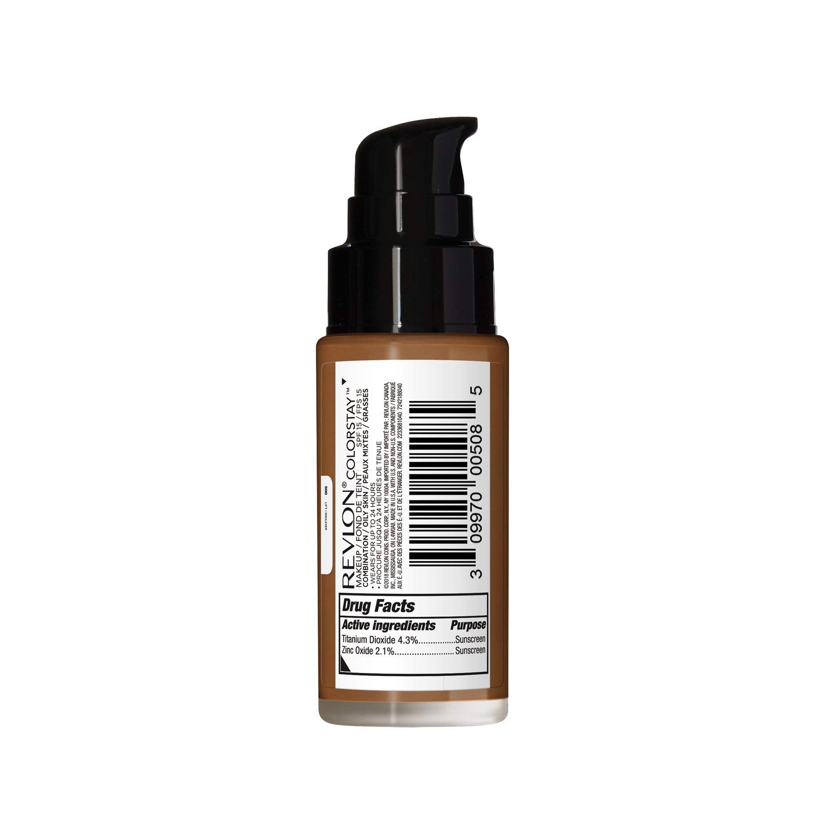 Revlon ColorStay 24Hrs Combination Oily Matte Foundation - 500 Walnut 