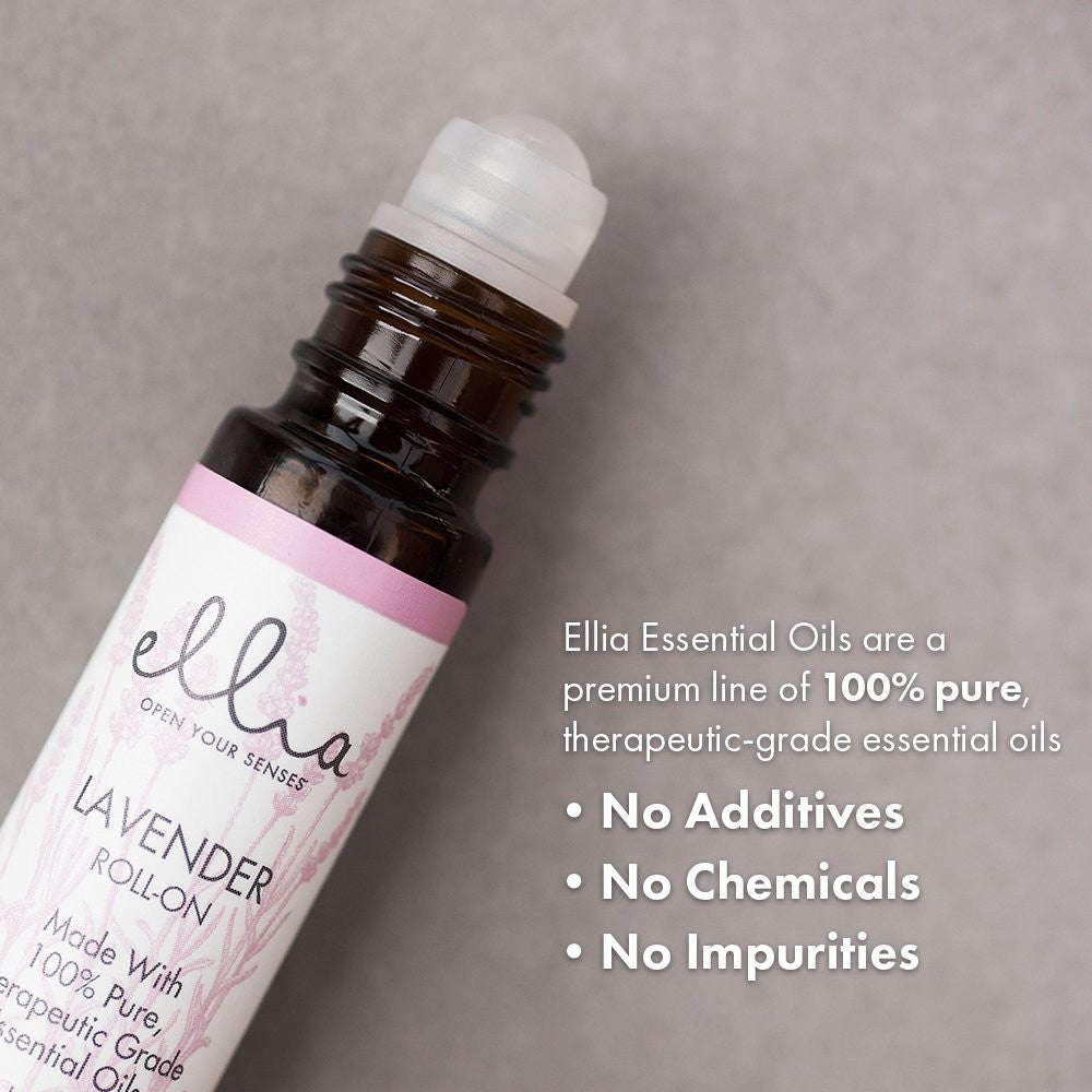 Ellia Lavender Essential Oil Roll-On | 10ml 100% Pure Therapeutic Grade