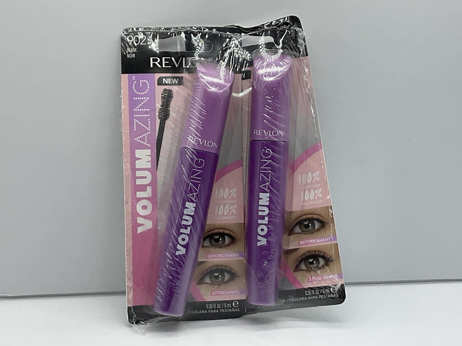 2 PACK - Revlon Volumazing Mascara, Black #902, 0.3 Fluid Ounce 