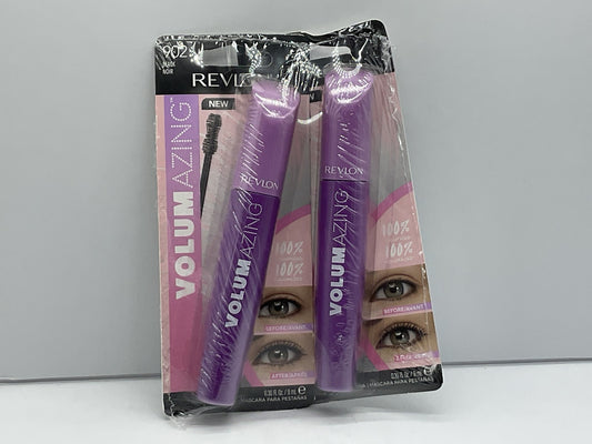 2 PACK - Revlon Volumazing Mascara, Black #902, 0.3 Fluid Ounce 
