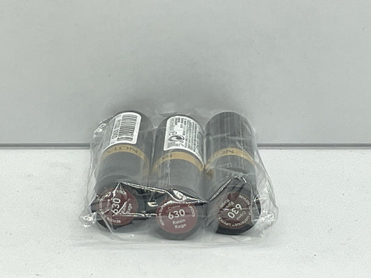 3 PACK - Revlon Super Lustrous Creme Lipstick - 630 Raisin Rage 