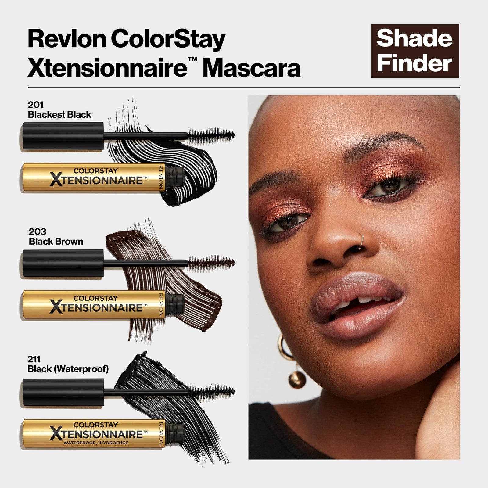 2 PACK - Revlon ColorStay Xtensionnaire Mascara - 201 Blackest Black