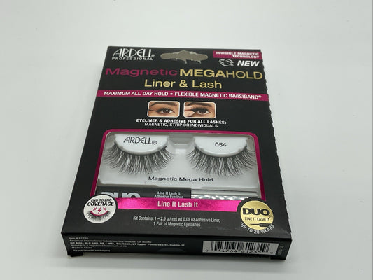 False Eyelashes Ardell Magnetic Megahold Invisiband Liner & Lash Kit - 054