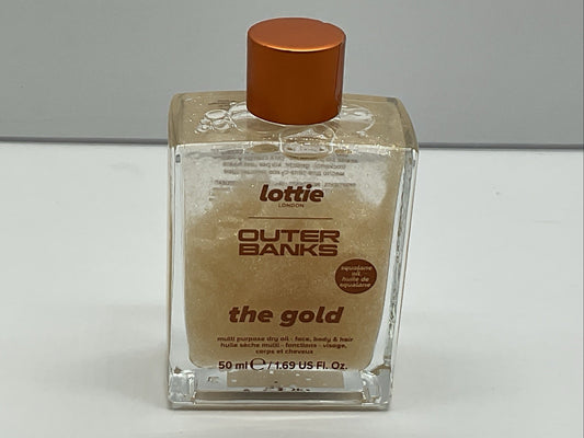 Lottie London X Outer Banks Body Illuminating Dry Oil - The Gold