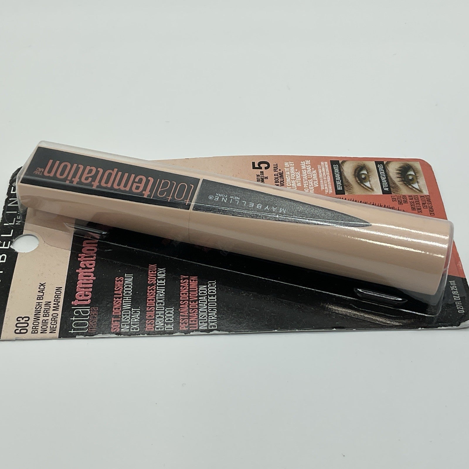 Maybelline Total Temptation Washable Mascara - 603 Brownish Black