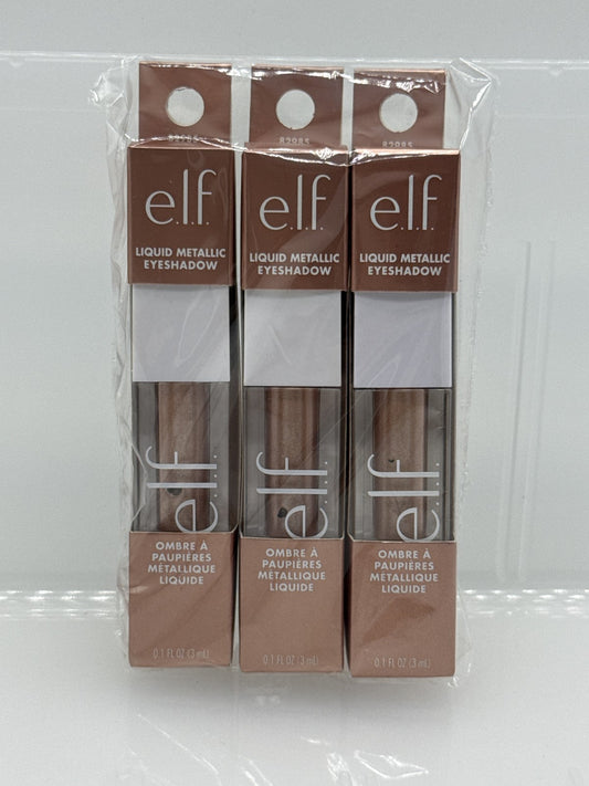 E.L.F 3 Pack Liquid Metallic Eyeshadow Moon B-82985