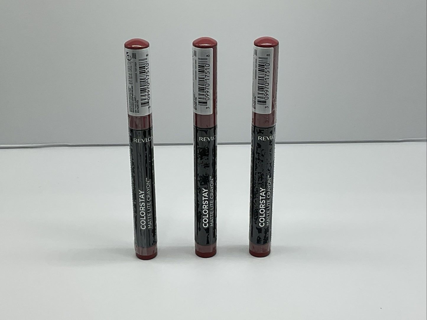 Revlon ColorStay Matte Lite Crayon Lip Color- 004 Take Flight - Set Of 3