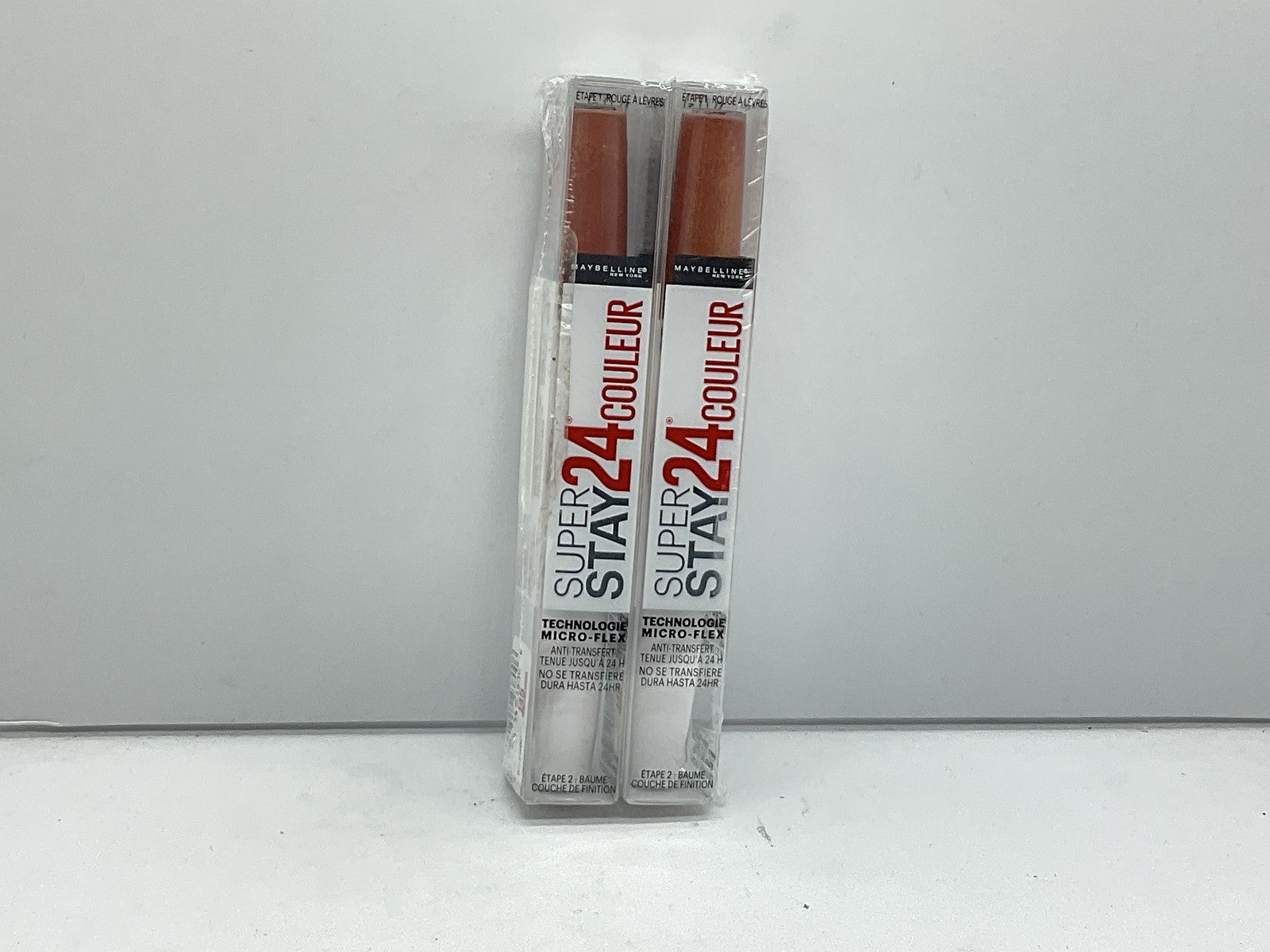 2 PACK - Maybelline Super Stay 24HR Color Lipstick - 145 Constant Cocoa 